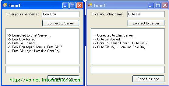 vb net chat application