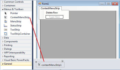 datagridview right click menu